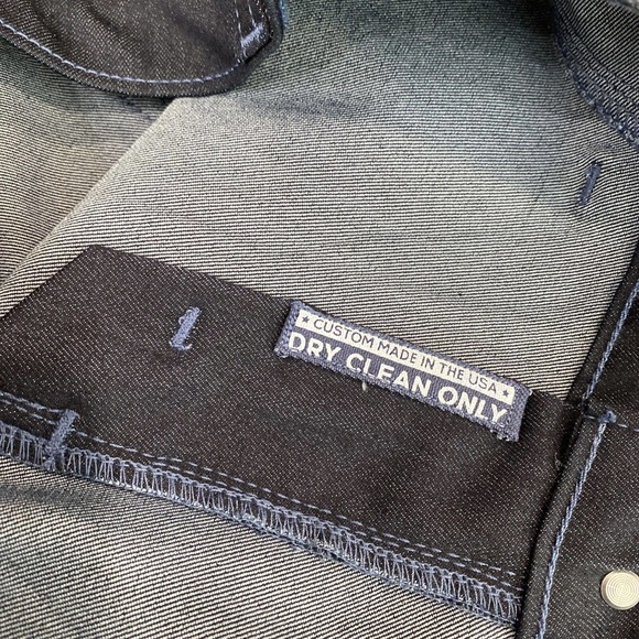 Blue Delta Jeans Women’s 34x26 Super Stretch Handmade Custom RAW Denim USA $450 - Picture 5 of 10